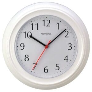 Acctim Wycombe Wall Clock White