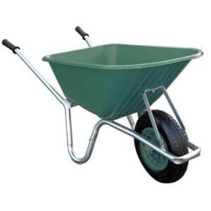 Wheelbarrow Poly Pan 100 Ltr Green