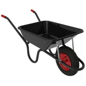 Wheelbarrow Black Galvanised Pan 100 Ltr