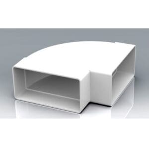 050 Flat Horizontal Bend White