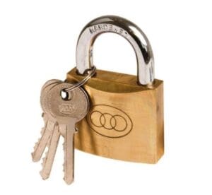 TriCircle Brass Padlock 38mm LTC264