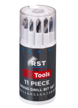 RST 11 Piece Wood Drill Bit Set