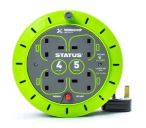 Status Ext Cable Reel 5 Mtr 10A Red ( S10A5MCR6 )