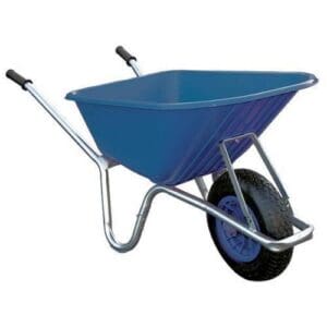 Wheelbarrow Poly Pan 90 Ltr Blue