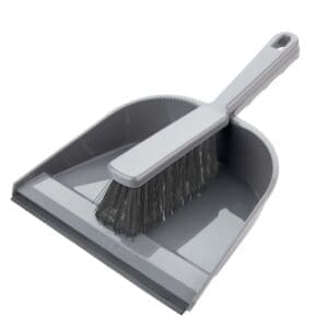 Elliott Dustpan & Brush Set Soft Silver