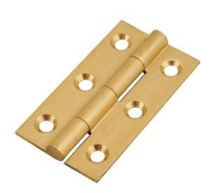 4" Loose Pin Butt Hinge Pair Electro Brass