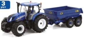 New Holland T6 Tractor with Trailer Play Set    9/9/23