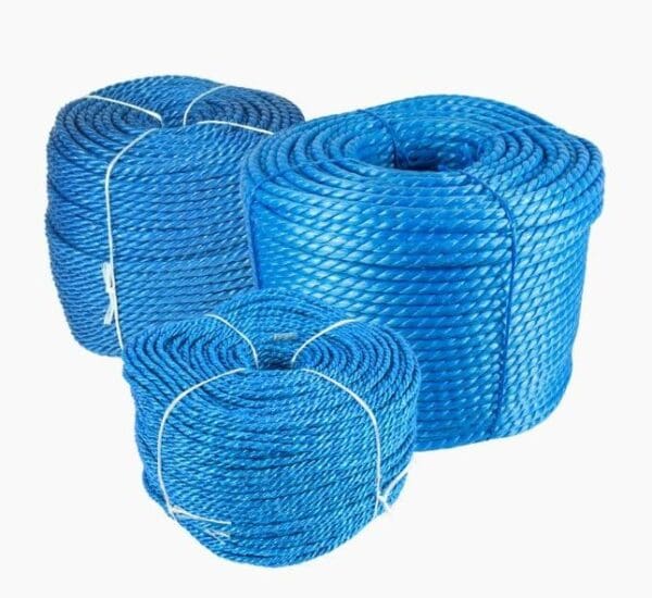 Round Tower Blue Poly Rope 8mm x 200 Mtr