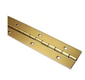 Piano Hinge 6' x 1 1/4" Electro Brass
