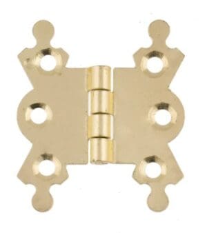 50mm Butterfly Hinge Electro Brass