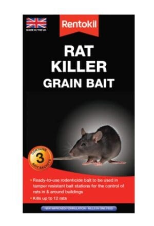 Rentokil Rat Grain Bait 3 Sachet