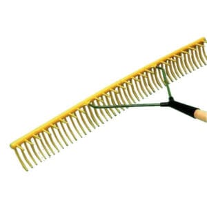 Yellow Plastic Rake Head Curved 48Teeth