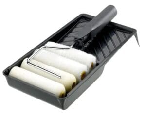 Stanley 100mm Mini Roller Set c/w 4 Refills & Tray