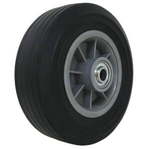 Spare Solid Wheel Blue Hand Truck