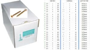 Box200 Pozi Screws (1 1/4"x8) 4x30